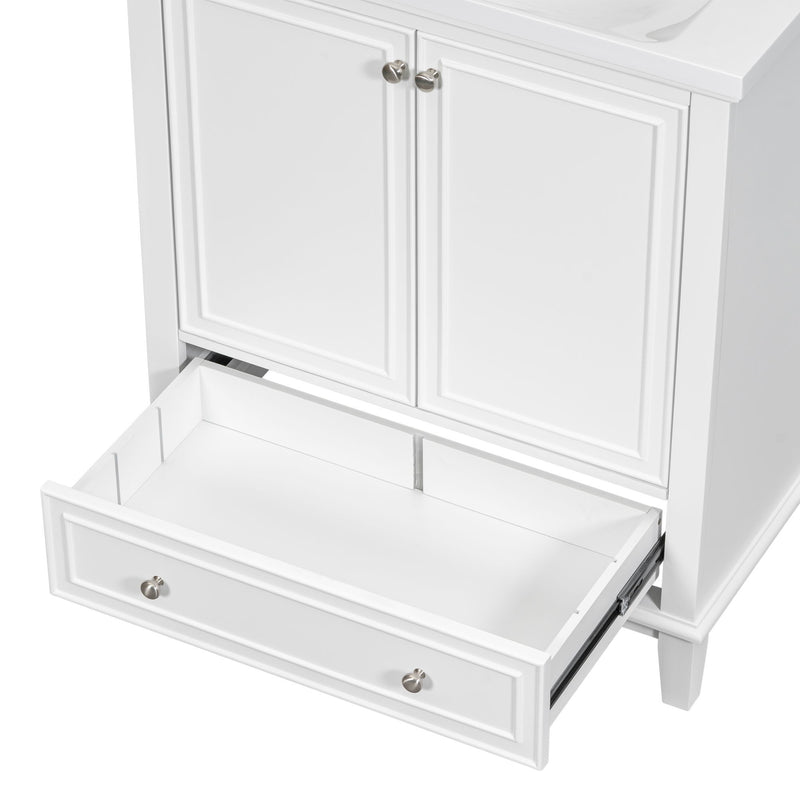 Modern Bathroom Vanity Base Only With Doors And Drawer