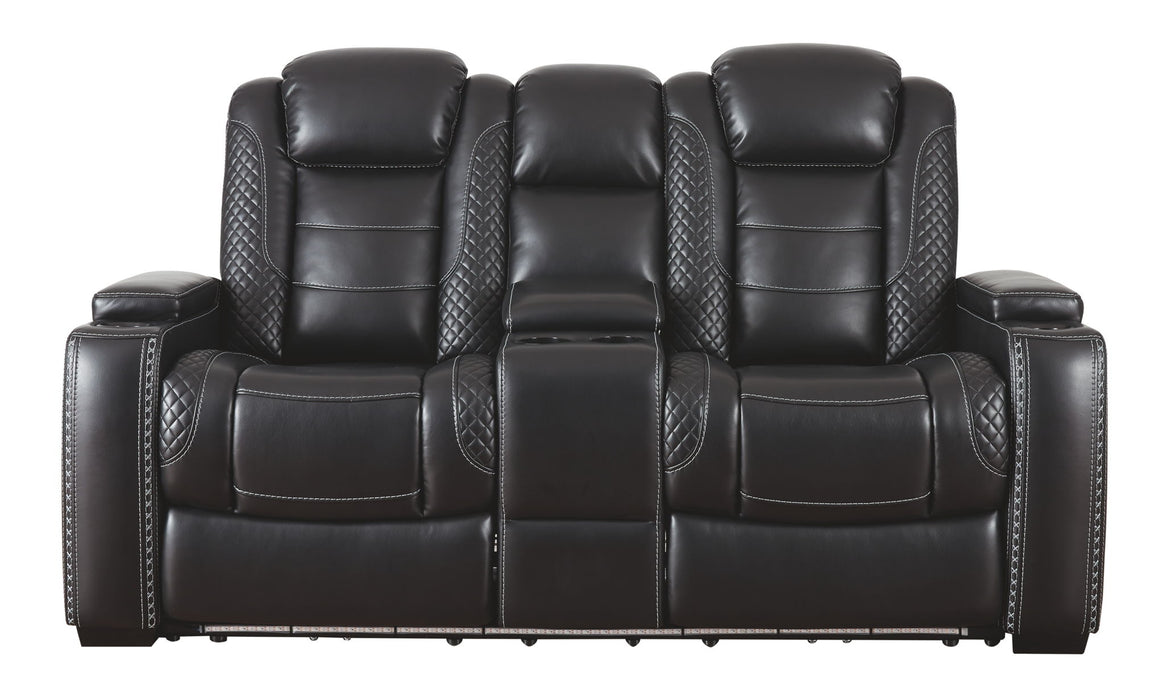 Party - Pwr Rec Loveseat/Con/Adj Hdrst - Midnight