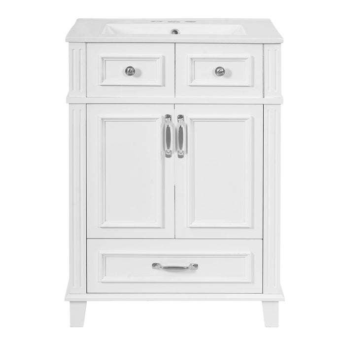 Bathroom Vanity With Sink, Storage Cabinet