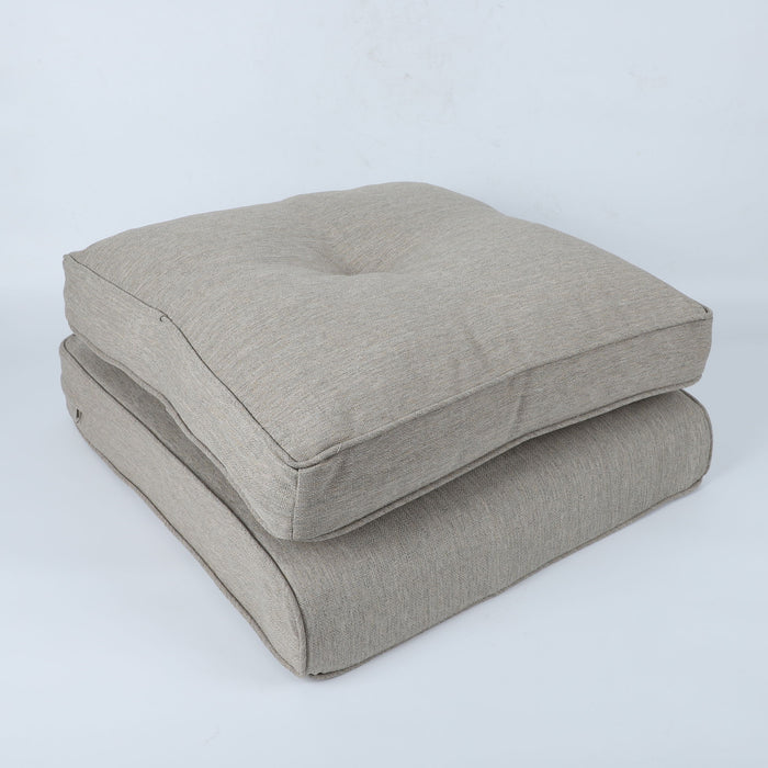 High Back Patio Chair Cushions For Garden (Set of 2)