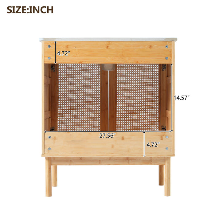 Bathroom Vanity Cabinet With Doors, Soft Close Design