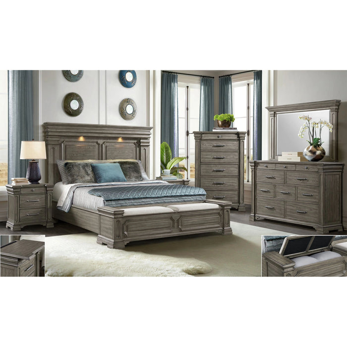 Kings Court Storage Bedroom Set