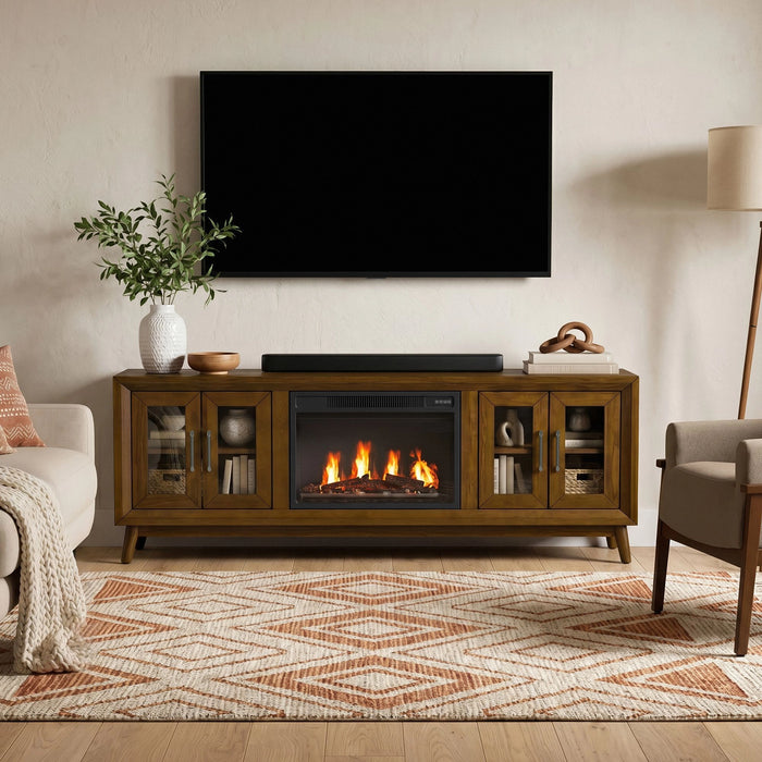 Santa Barbara TV Console in Walnut