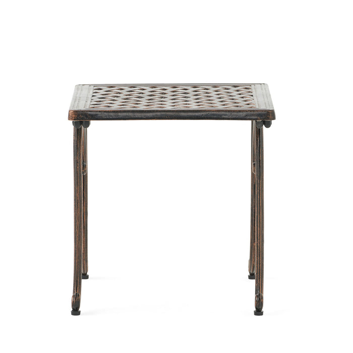 Laughlin - Traditional Style Cast End Table Set - Antique Espresso