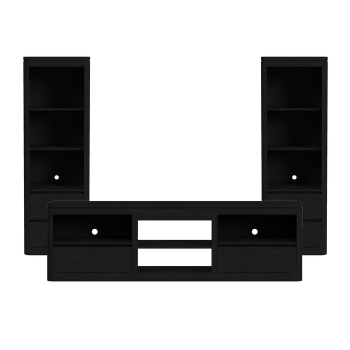Rosalie - 3 Piece Entertainment Unit With 82" TV Console
