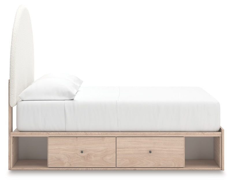 Arloster - Upholstered Panel Bed