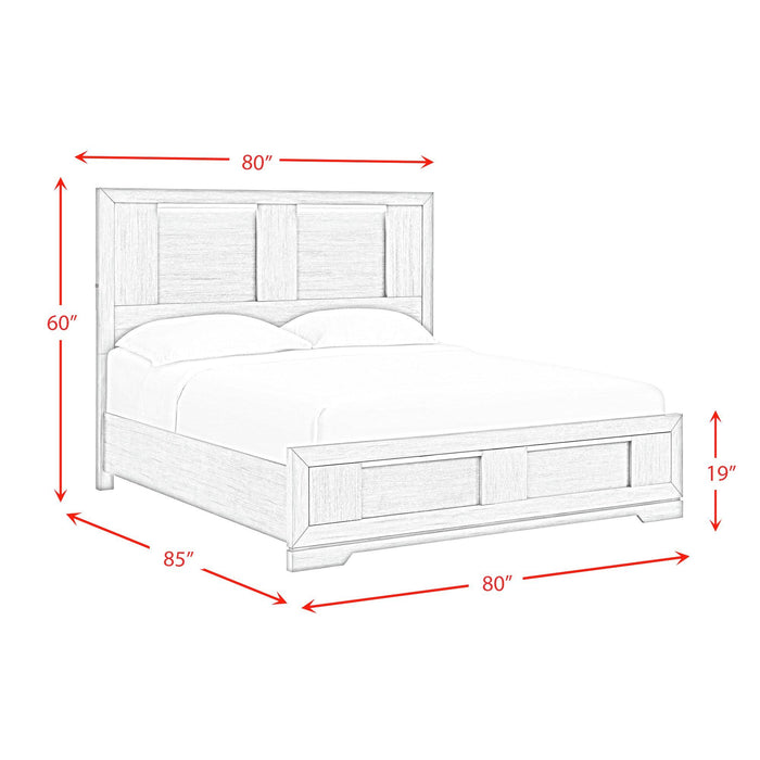Kelis - Panel Bedroom Set With LED