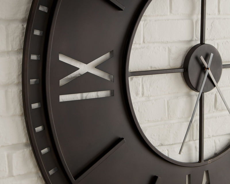 Lytle - Wall Clock - Antique Brown