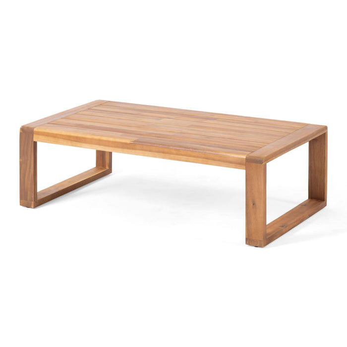 Paloma - Contemporary Loveseat And Coffee Table Set With Weather Resistant Cushions