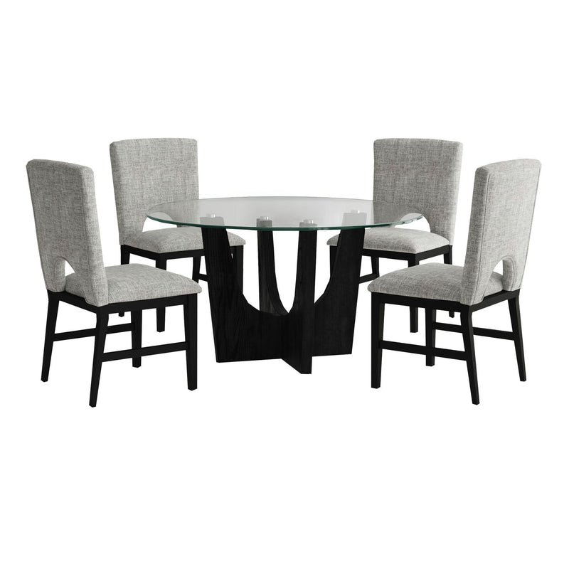 Oregon - 5 Piece Standard Height Dining Set (Round Table And Four Chairs)