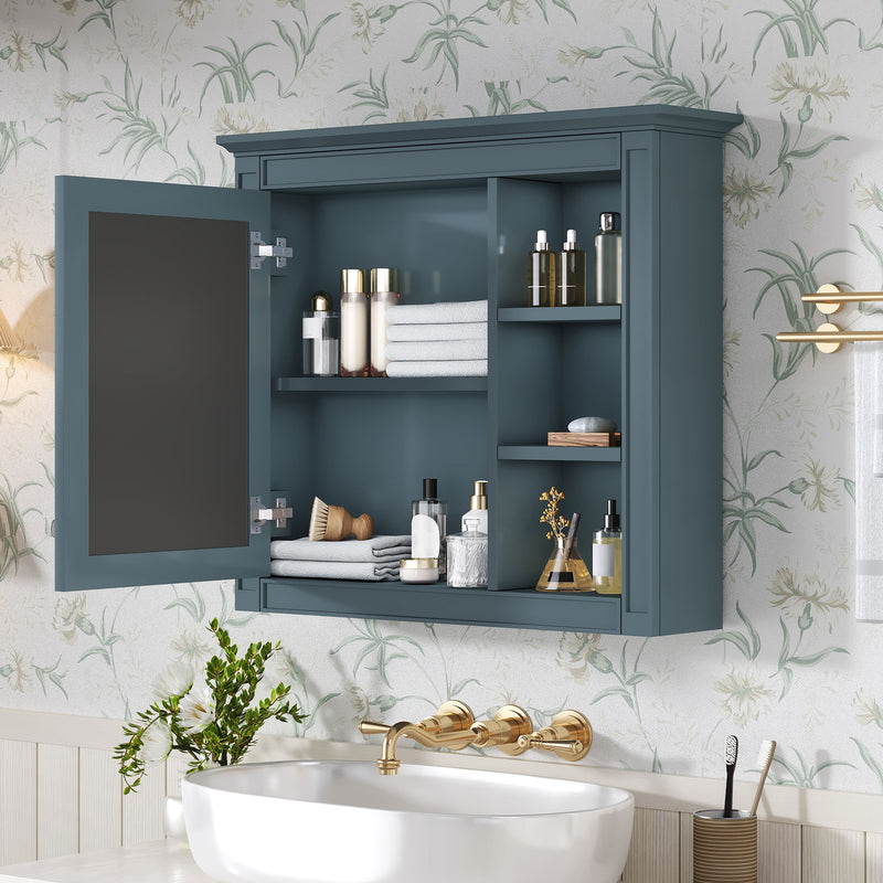 Modern Wall-Mounted Medicine Cabinet With Mirror