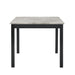 Celeste 5Pc 42" Marble Finish Counter Table & 4 Chairs-Blue