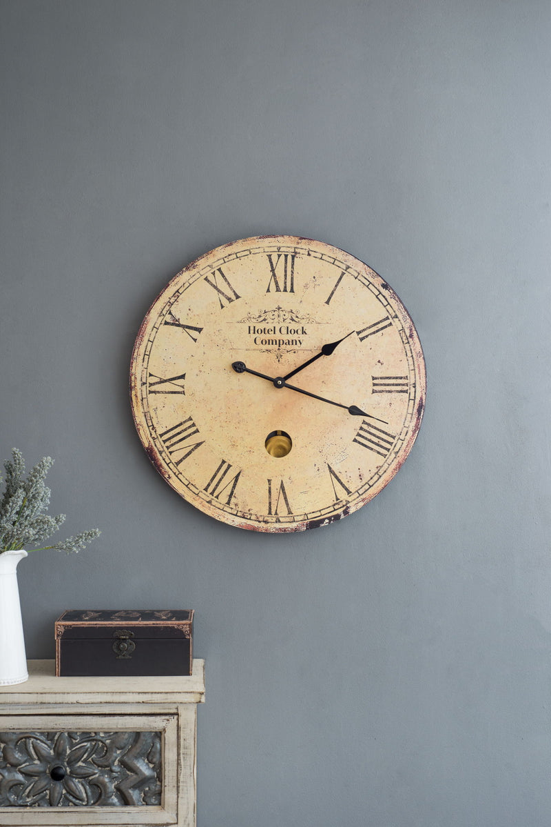 Wall Clock - Beige