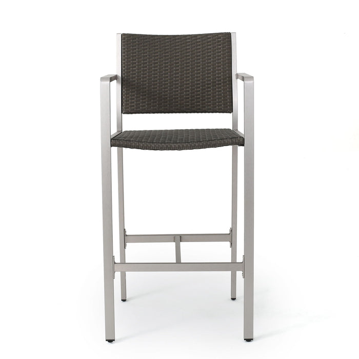 Outdoor Rust Proof Aluminum Barstools (Set of 2)
