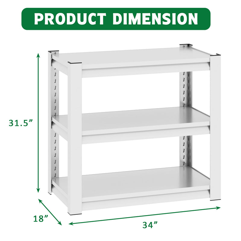 Stylish Metal rium Stand For 20 - 30 Gallon Tanks, 3 Tier Adjustable Shelf