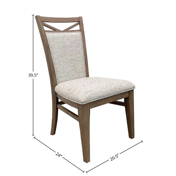 Americana Modern Dining - Upholstered Dining Chair (Set of 2) - Cotton White