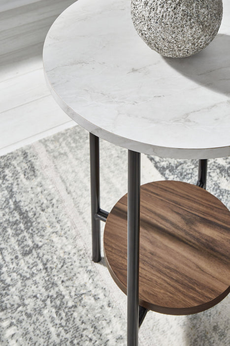Wrenwich - Occasional Table Set (Set of 3) - Brown / Black / White