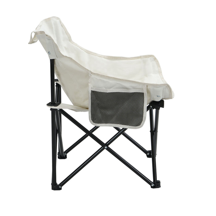 Portable Folding Camping Chairs With Carry Bag (Set of 2)