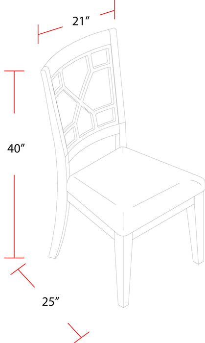 Sundance Dining - Grid Dining Chair (Set of 2) - Sandstone