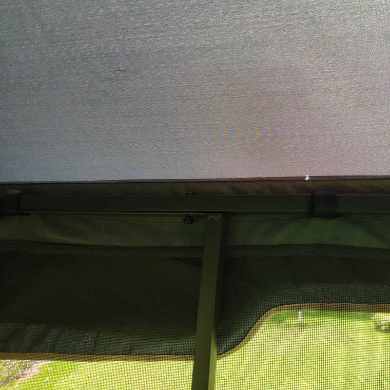 Patio Gazebo Tent With Ventilated Double Roof And Mosquito Net