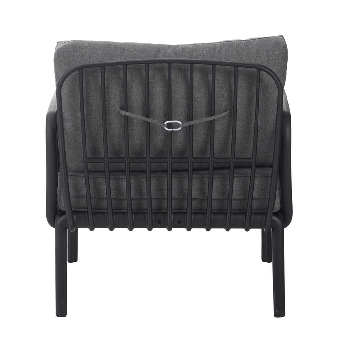 Outdoor Patio Club Chair, Waterproof Thick Cushion Deep Seating