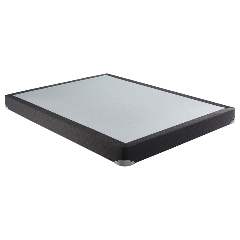 Maynard - Twin Low Profile Box Spring Foundation With Memory Foam Support And Breathable Design - Gray