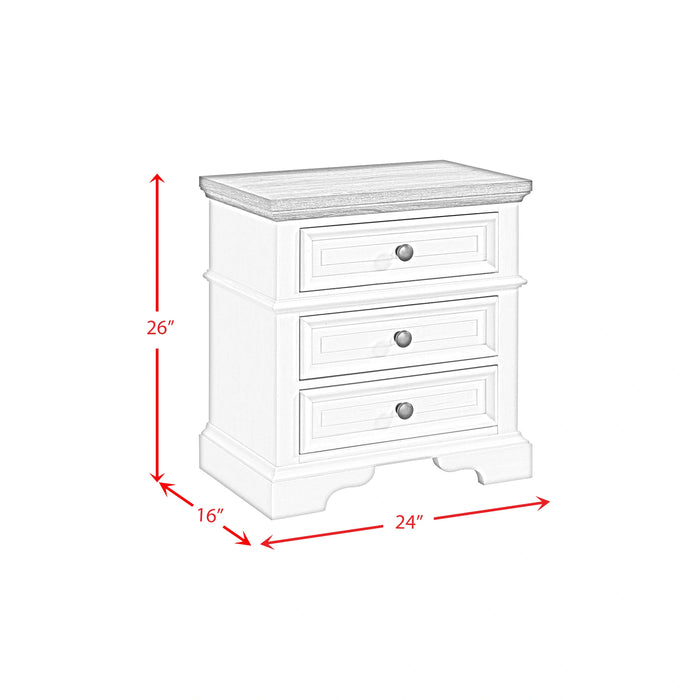 Eastwood Youth UPH Bedroom Set in Off-White
