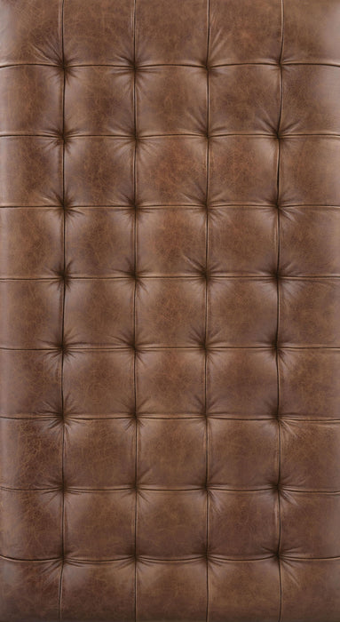 Junsor - Cocktail Ottoman - Brown / Black