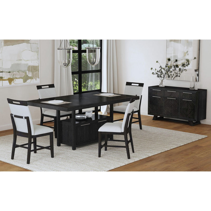 Transcend - Counter Side Chair (Set of 2) - Charcoal