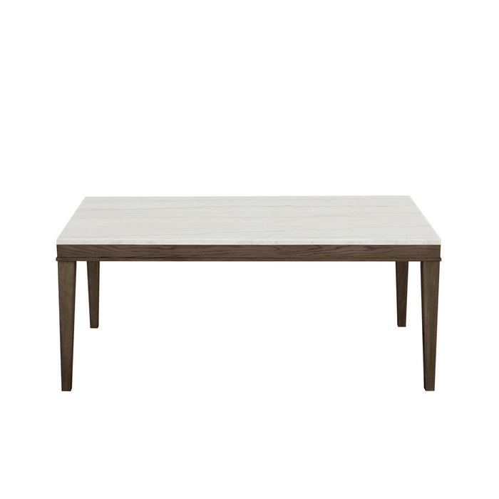 Essence - 70" Rectangle Dining Table With Marble Top
