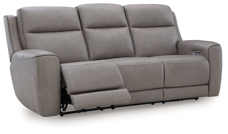 5Z-Comfort - Relaxation - Power Reclining Sofa With Adj Headrest