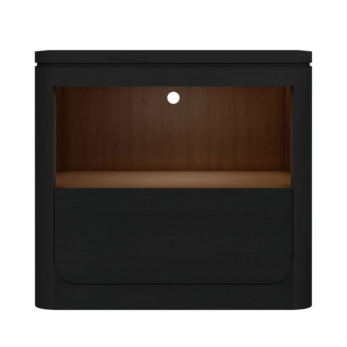 Rosalie Nightstand with USB & LED
