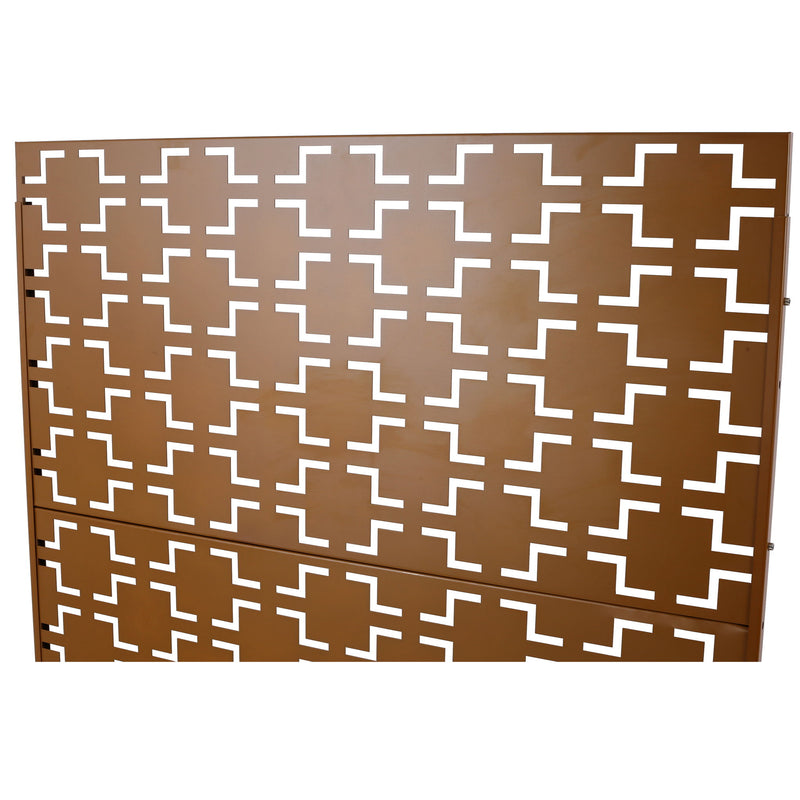 Outdoor & Indoor Metal Privacy Freestanding Decorative Screen