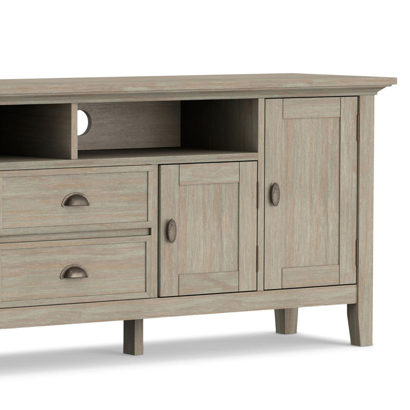 Redmond - TV Media Stand - Distressed Gray