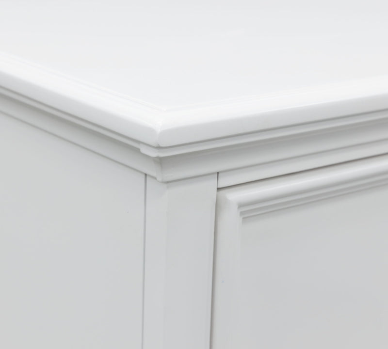 Fortman - Five Drawer Chest - White