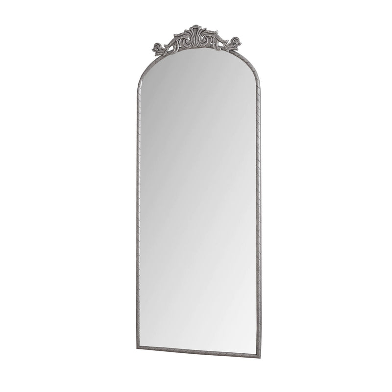 Vintage Arched Full Body Mirror, Wall Mounted For Living Room