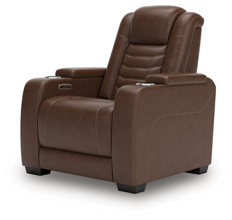 High Impact - Power Recliner / Adj Headrest - Tobacco