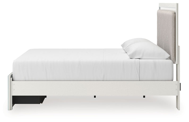 Zuraleus - Upholstered Panel Platform Storage Bed