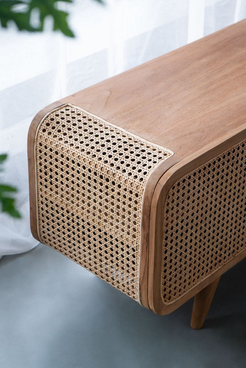Teak Cabinet - Natural Wood / Brown