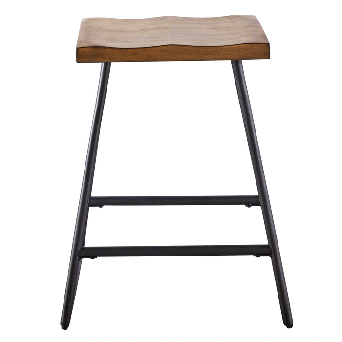 Steve Silver Landon Counter Stool in Natural Honey (Set of 2)