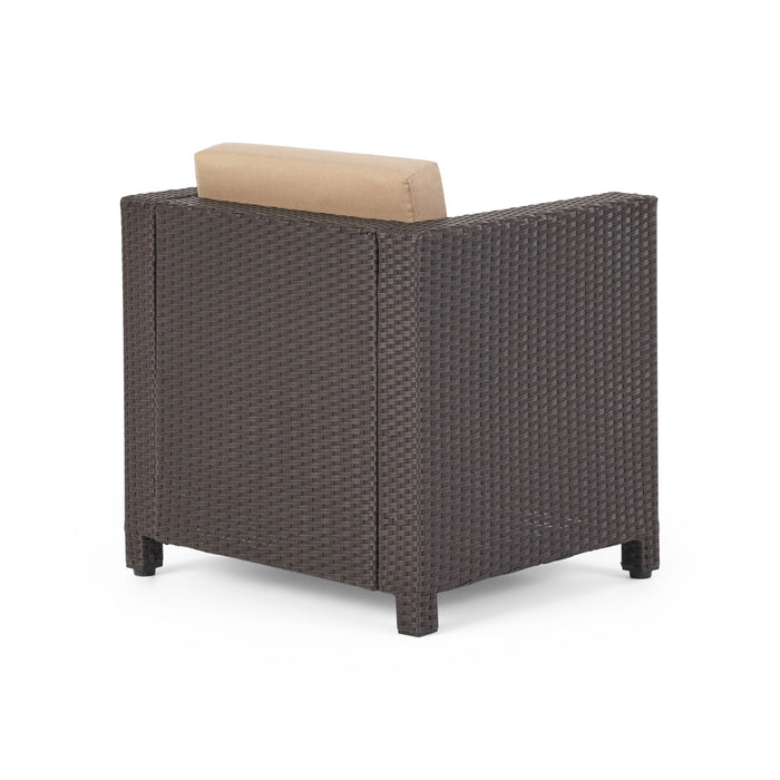Stylish Outdoor Club Chair With Weather Resistant Cushions