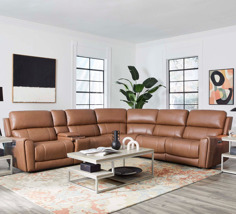 Hancock - Zero Gravity Power Reclining Sectional With Power Adjustable Headrests