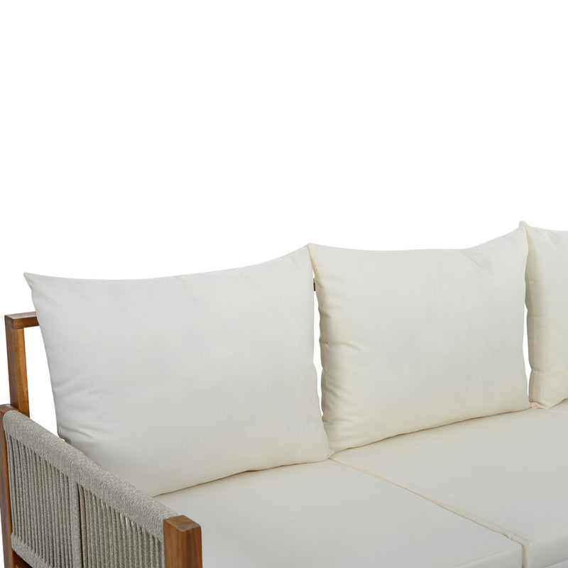 Outdoor 3 Seat Patio Sunbed