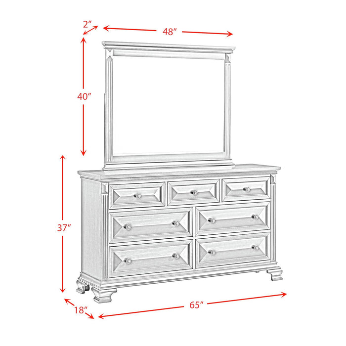 Bridgestone - Dresser And Mirror Set