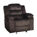 Willow Glider Recliner-Brown