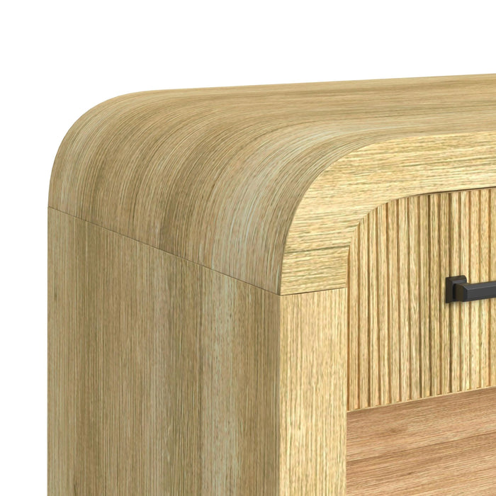 Ridgemont Dressing Table and Mirror in Natural