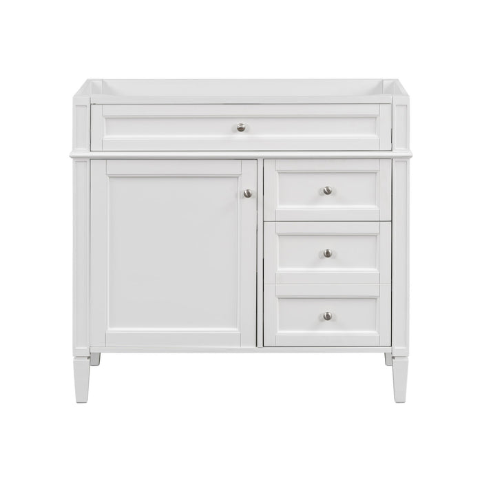 Bathroom Vanity With 2 Drawers And Tip-Out Drawer, Storage Cabinet