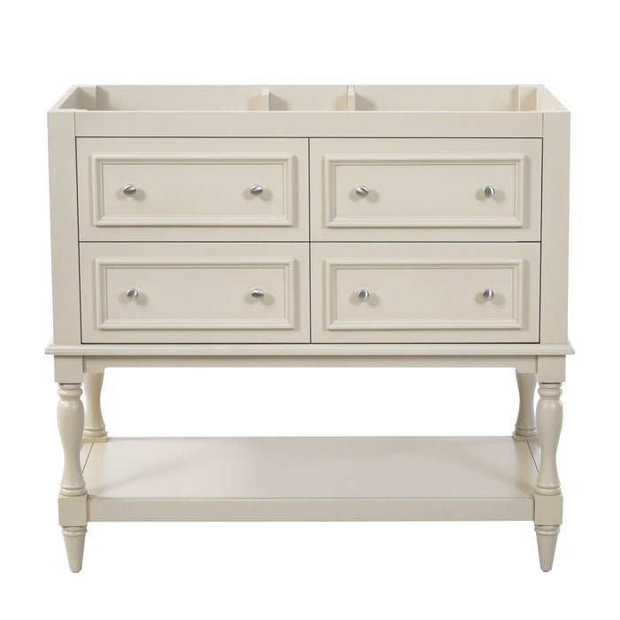 Modern Bathroom Vanity Cabinet With 4 Drawers