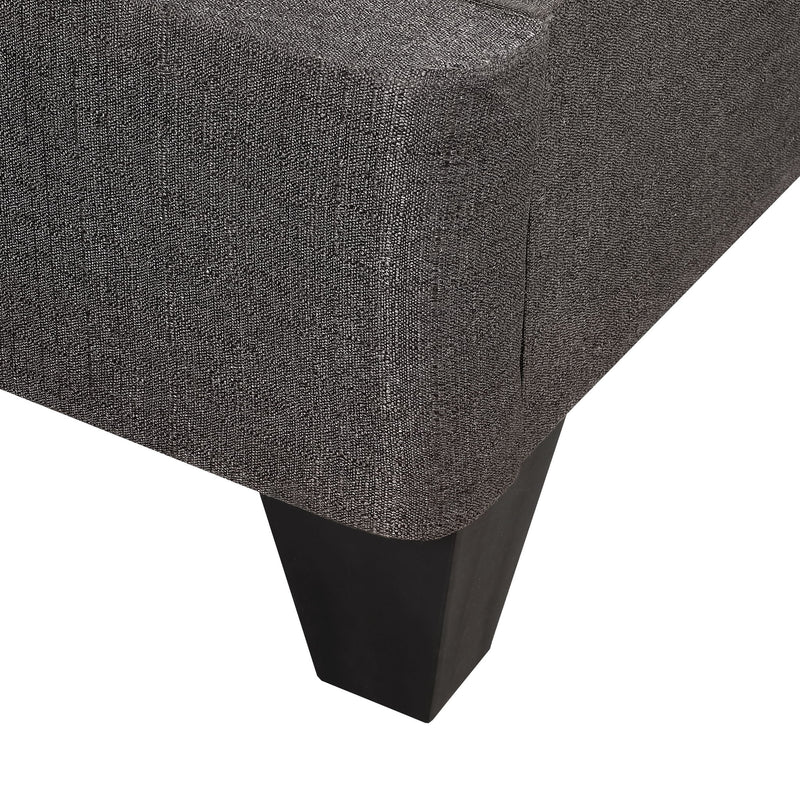 14" Upholstered Platform Bed Base, Mattress Foundation