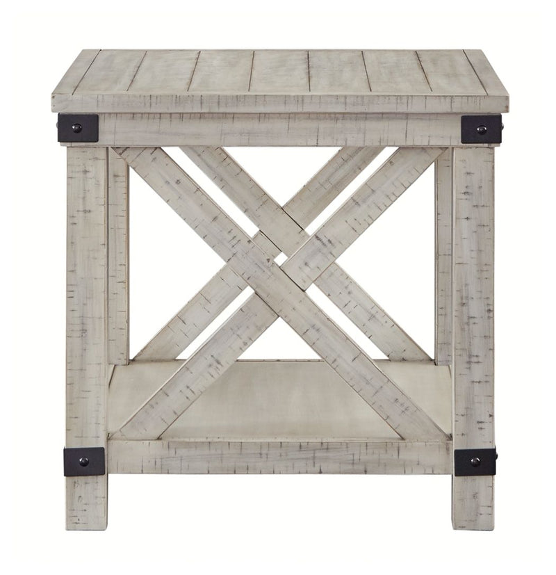 Carynhurst - Rectangular End Table - Whitewash